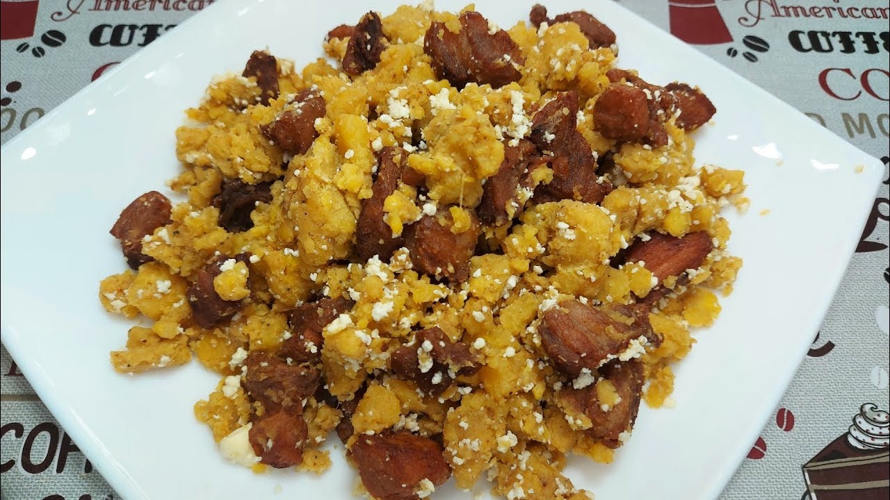 Majado de verde con Chicharron